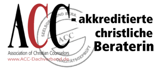 ACC akkreditierte christliche Beraterin. Mitglied im ACC-Dachverband.